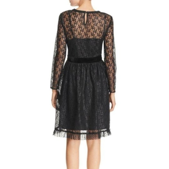 Nanette Lepore Dress 2 NWT Black Lace Cocktail NEW Holiday Party LBD NEW - Picture 5 of 5
